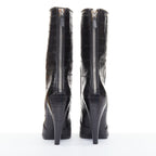 Women's Givenchy curved horn heel black ankle boots