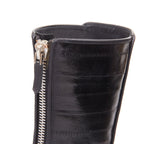 Women's Givenchy curved horn heel black ankle boots
