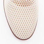 Women's Christian Dior Empreinte Montaigne mesh leather heeled boots