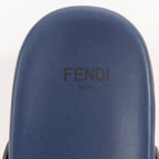 Women's Fendi Hypnoteyes Monster Bag Bug stud brown wooden clog mules