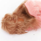 Women's Gucci Princetown pink brown high pile fur horsebit mules