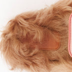Women's Gucci Princetown pink brown high pile fur horsebit mules
