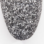 Men's Jimmy Choo Marlo silver coarse glitter almond toe loafers