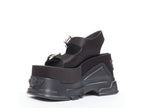 Women's Versace Anthem satin silk Medusa sandals