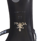 Women's Prada crystal rhinestone strappy open toe sandal