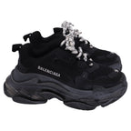Women's  Balenciaga Triple S Sneakers in Black Polyester