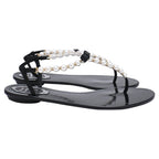 Women's René Caovilla Pearl Embellished Flat Sandals
