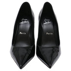 Women's Christian Louboutin Miss Z Pumps in Black Patent Leather