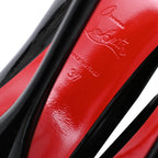 Women's Christian Louboutin Miss Z Pumps in Black Patent Leather