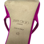 Women's Jimmy Choo Azia Heels in Pink Satin