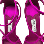 Women's Jimmy Choo Azia Heels in Pink Satin