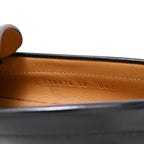 Women's Gucci Interlocking G Logo in Black Leather