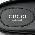 Women's Gucci Leather Horsebit Ballet Mules- Size 8.5 / 38.5