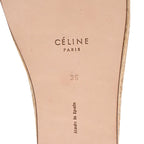 Women's Celine Woven Lace-Up Espadrille Ankle Boots in White Leather