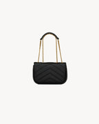 L-Y Leather Mini Chain Adjustable Handbag Wallet