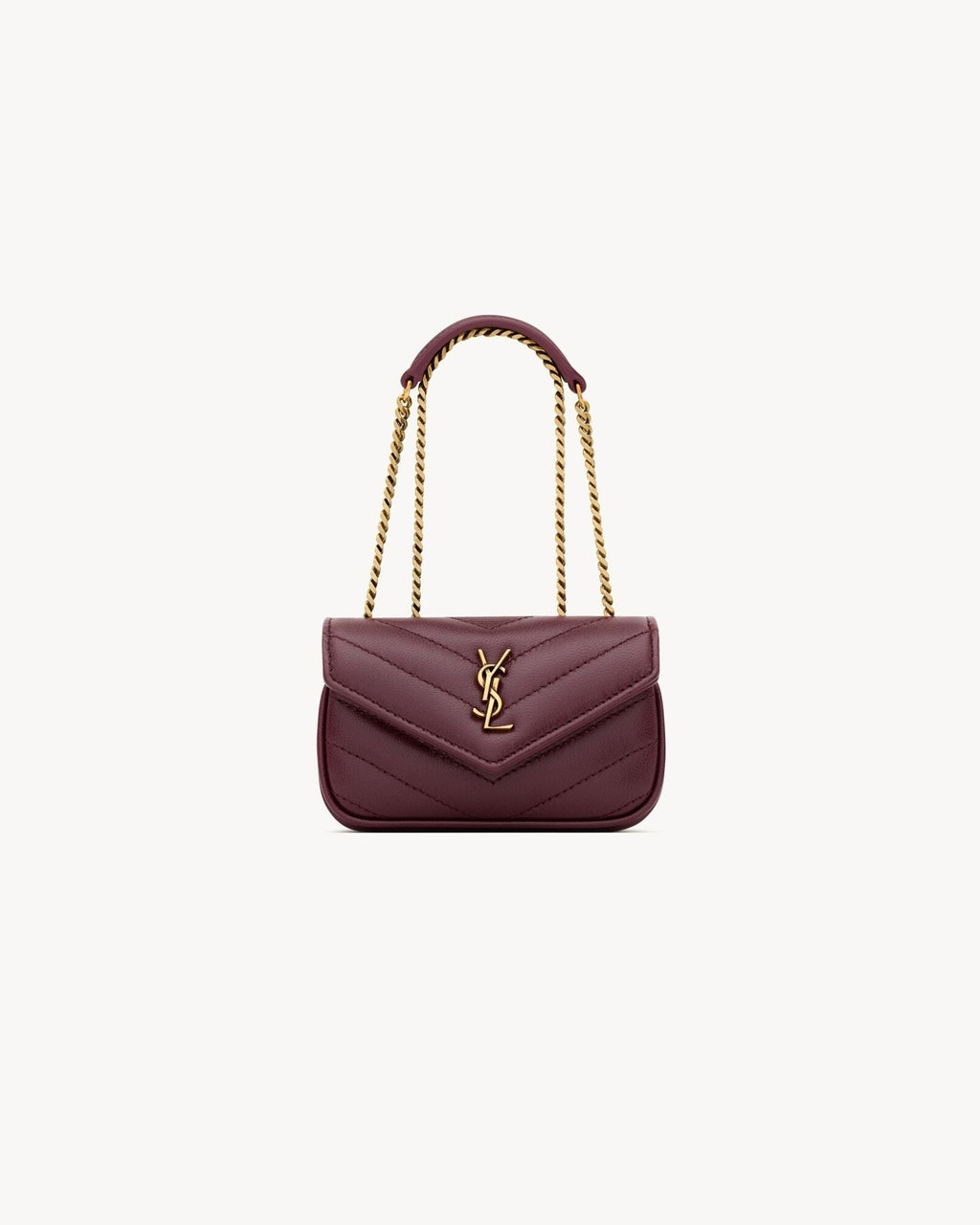 L-Y Leather Mini Chain Adjustable Handbag Wallet
