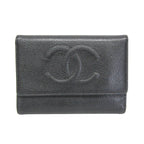 Timeless CC Flap Wallet Caviar Small