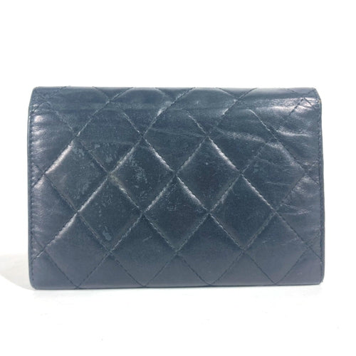 Cambon Bifold Wallet Quilted Lambskin Long
