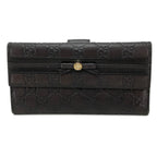 Bow Continental Wallet Guccissima Leather