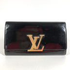 Louise Wallet Patent Long