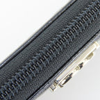 Boy Zip Around Wallet Quilted Caviar Long