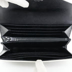 Classic Monogram Flap Wallet Matelasse Chevron Leather Large