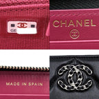 19 Zip Around Wallet Quilted Lambskin Long