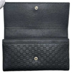 Bow Continental Wallet Guccissima Leather