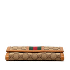 Ophidia Continental Wallet GG Coated Canvas