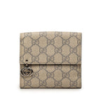 Ophidia French Flap Wallet GG Coated Canvas Compact