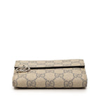 Ophidia French Flap Wallet GG Coated Canvas Compact