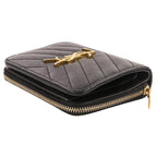 Classic Monogram Zip Around Wallet Matelasse Chevron Leather