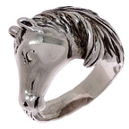 Cheval Horse Band Ring Sterling Silver