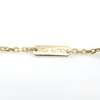 Vintage Alhambra Pendant Necklace 18K Yellow Gold and Mother of Pearl