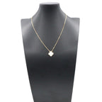 Vintage Alhambra Pendant Necklace 18K Yellow Gold and Mother of Pearl