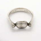 Bean Ring Sterling Silver