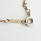 Ribbon Pendant Necklace Sterling Silver