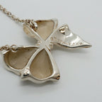 Ribbon Pendant Necklace Sterling Silver