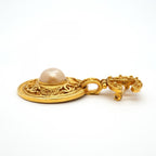 CC Logo Brooch Metal