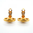CC Logo Turnlock Clip-On Earrings Metal