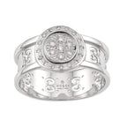 Icon Ring 18K White Gold and Diamond