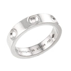 Band Ring 18K White Gold