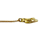 Apple Pendant Necklace 18K Yellow Gold