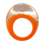 Band Ring Resin Orange
