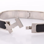 Clic Bangle Enamel and Stainless Steel Bracelet
