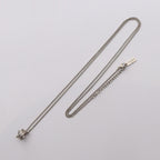 Pendant Necklace Silver Metal
