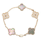 Vintage Alhambra Bracelet 18K Rose Gold