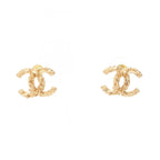 CC Logo Earrings Metal Gold-Tone Metal
