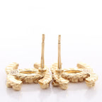 CC Logo Earrings Metal Gold-Tone Metal