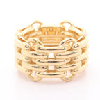 Chain Motif Ring Metal